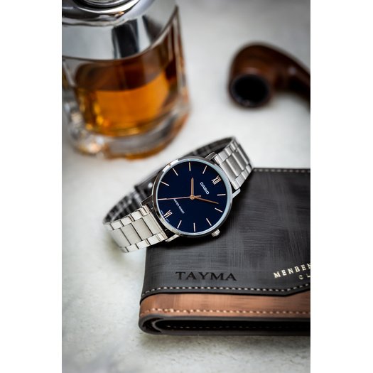 ZEGAREK MĘSKI CASIO MTP-VT01D-2B (zd165n) + BOX