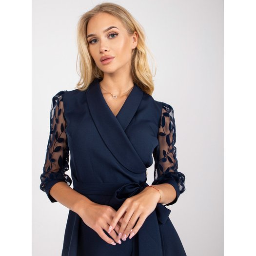 Sukienka-LK-SK-508772.77P-granatowy 1