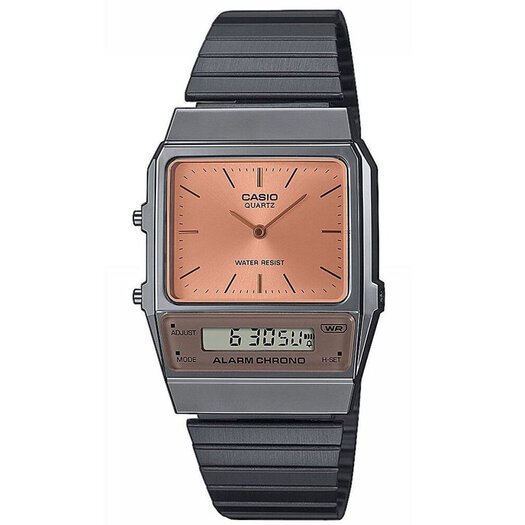 Laikrodis UNISEX CASIO Vintage Dual Time AQ-800ECGG-4ADF + BOX