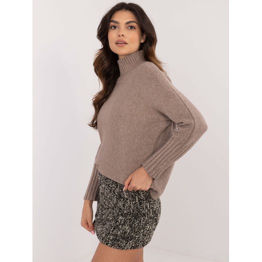 Sweter-IT-SW-0814.36-ciemny bezowy 4