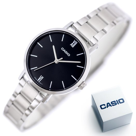 ZEGAREK DAMSKI CASIO LTP-VT02D-1A KLASYKA + BOX