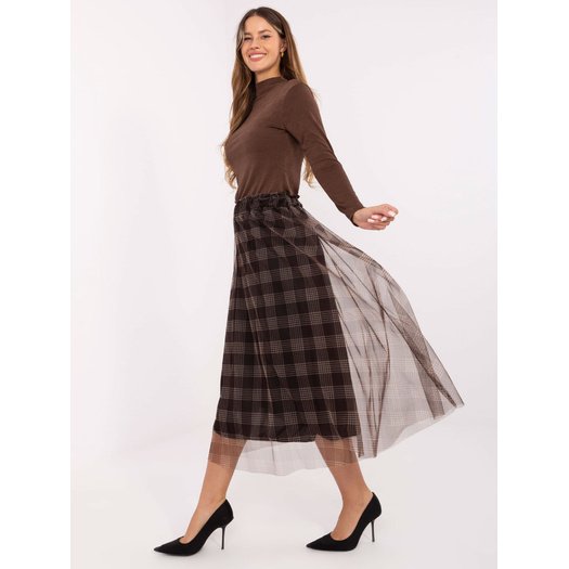 Spódnica-MI-SD-271329-2.02-brązowy