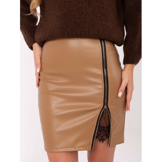 Spódnica-IT-SD-FL3019.83-camelowy 2