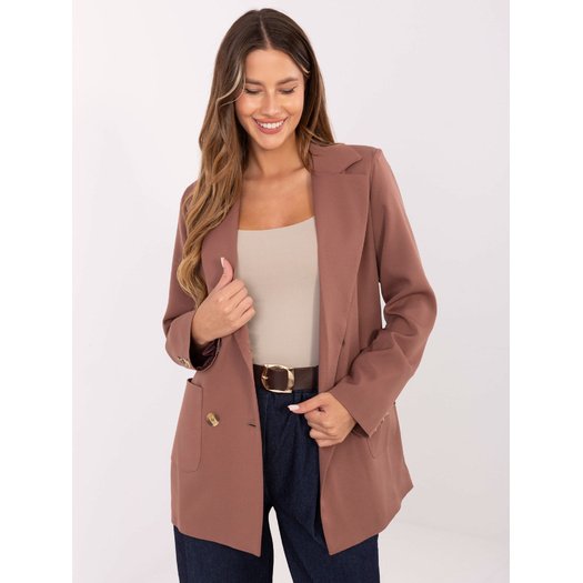 Marynarka-LK-MA-509956.04-jasny brązowy 2