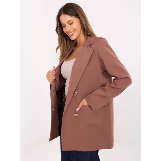 Marynarka-LK-MA-509956.04-jasny brązowy 3