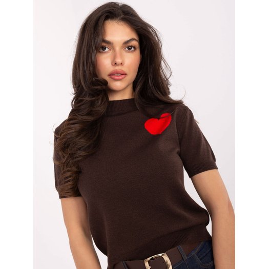 Sweter-IT-SW-93007.26-brązowy 2