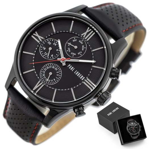 ZEGAREK MĘSKI PAUL LORENS - PL11652A6-1A3 (zg355b) + BOX 11