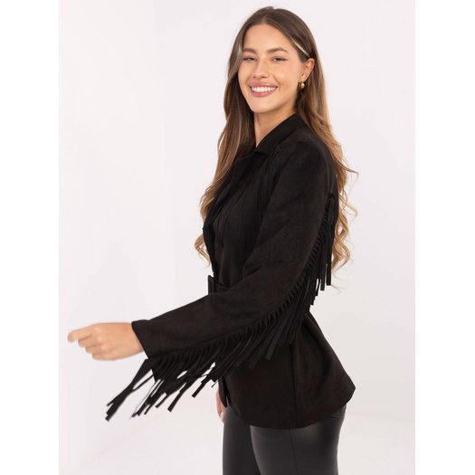 Paltas moterims IT-PL-5792.33 juodos spalvos