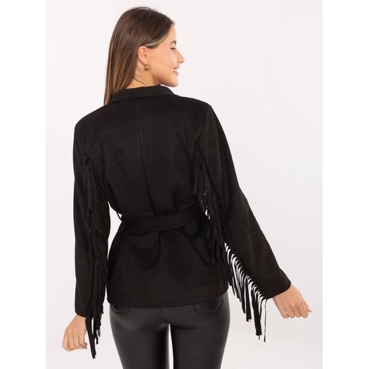 Paltas moterims IT-PL-5792.33 juodos spalvos