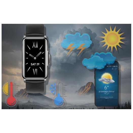 SMARTWATCH FOR WOMEN Rubicon RNCF04 - SPORTS MODES, SNOW MONITOR (sr050b) 18