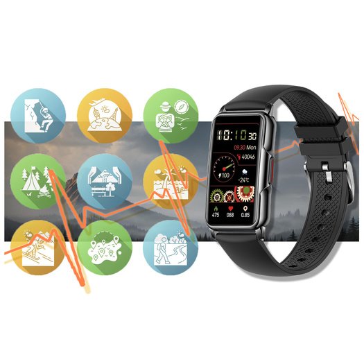 SMARTWATCH FOR WOMEN Rubicon RNCF04 - SPORTS MODES, SNOW MONITOR (sr050b) 21