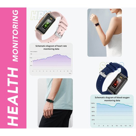 SMARTWATCH FOR WOMEN Rubicon RNCF04 - SPORTS MODES, SNOW MONITOR (sr050b) 8