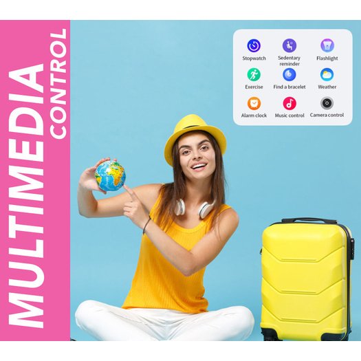 SMARTWATCH FOR WOMEN Rubicon RNCF04 - SPORTS MODES, SNOW MONITOR (sr050b) 10