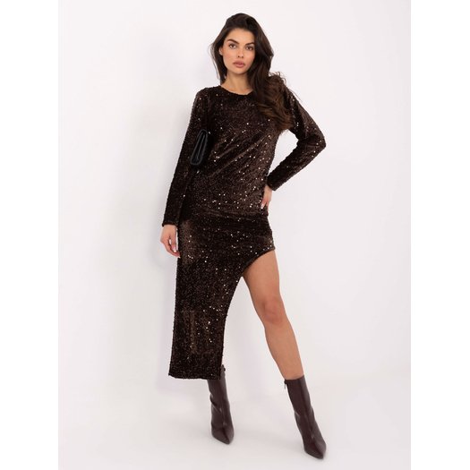 Sukienka-IT-SK-20022.21P-brązowy