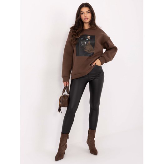 Bluza-MI-BL-4216-1.82-brązowy 2 Bluza-MI-BL-4216-1.82-brązowy 2