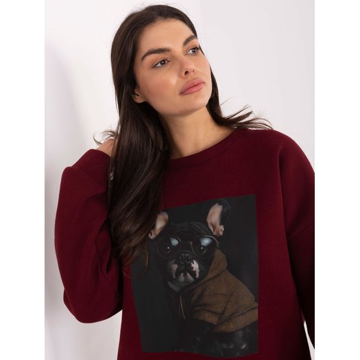 Bluza-MI-BL-4216-1.82-bordowy 2