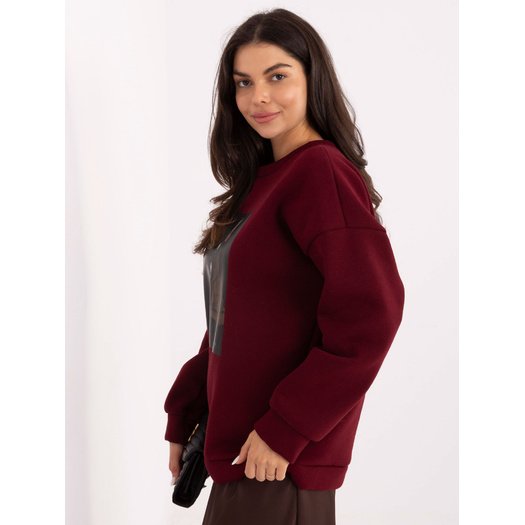Bluza-MI-BL-4216-1.82-bordowy 1