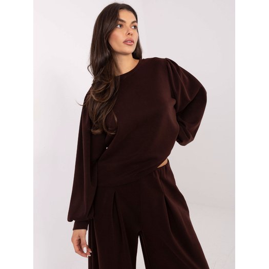 Spodnie-MJ-SP-H3207.35-ciemny brązowy 1