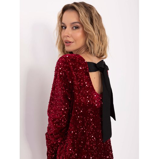Sukienka-MI-SK-A2813.64-bordowy 1