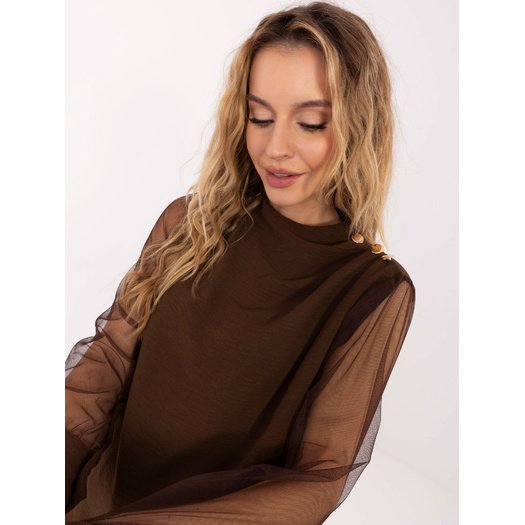 Bluzka-MI-BZ-278519.03X-brązowy 4