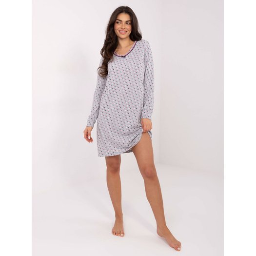 Koszula nocna-DU-KN-FP-104.26-szary 3