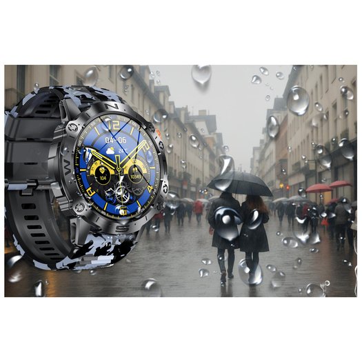 GRAVITY GT20-5 MEN S SMARTWATCH - AMOLED, ADDITIONAL BELT (sg024e)