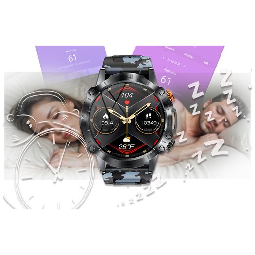 GRAVITY GT20-5 MEN S SMARTWATCH - AMOLED, ADDITIONAL BELT (sg024e)