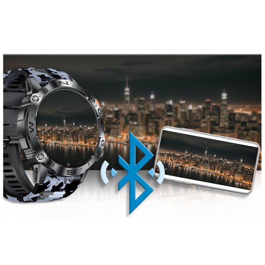 GRAVITY GT20-5 MEN S SMARTWATCH - AMOLED, ADDITIONAL BELT (sg024e)