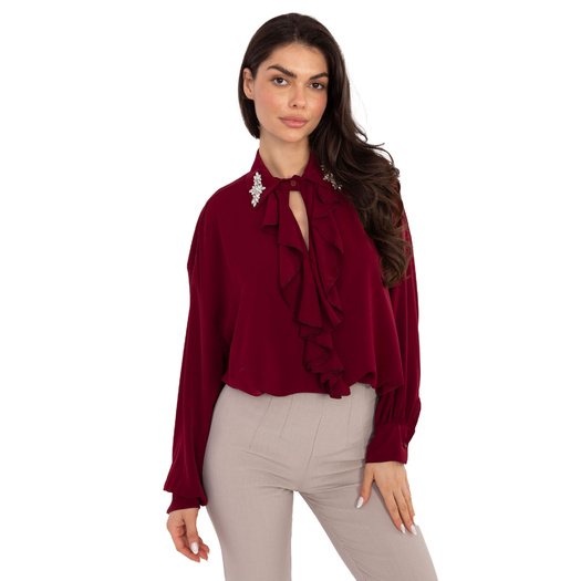Bluzka-IT-BZ-28995.25-bordowy 1