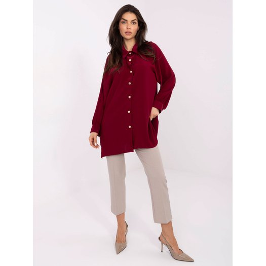 Koszula-IT-KS-29022.25-bordowy 2