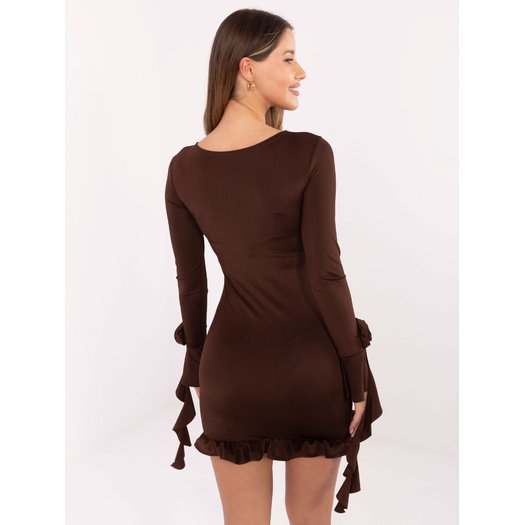 Sukienka-MI-SK-A1565.80-brązowy 1