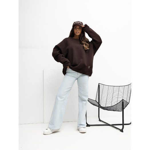 Bluza-RV-BL-A1038.01P-ciemny brązowy