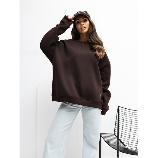 Bluza-RV-BL-A1038.01P-ciemny brązowy 1