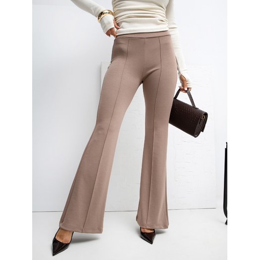 Spodnie dresowe-RV-DR-A1060.03P-ciemny bezowy 1