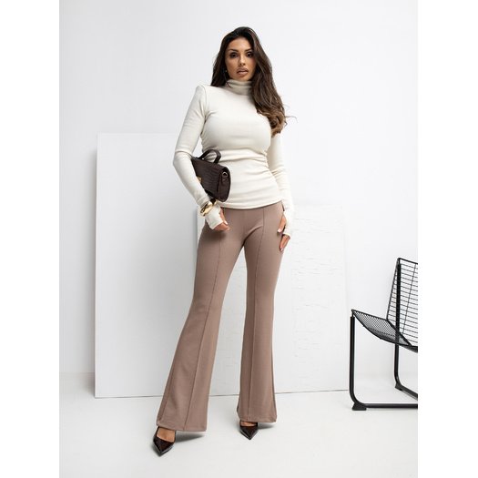 Spodnie dresowe-RV-DR-A1060.03P-ciemny bezowy 3