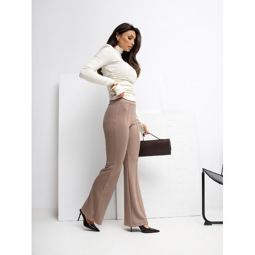 Spodnie dresowe-RV-DR-A1060.03P-ciemny bezowy 2