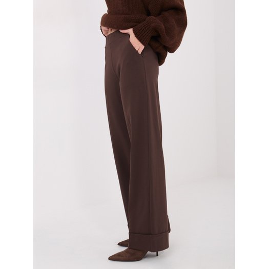 Spodnie-IT-SP-FL9877.64-ciemny brązowy 3
