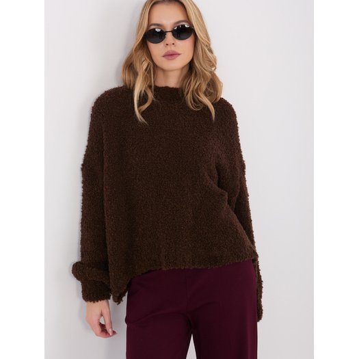 Sweter-CH-SW-72610.62-ciemny brązowy 4