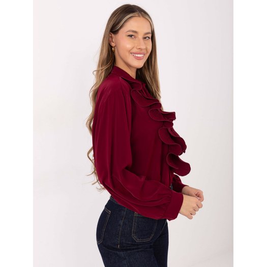 Koszula-IT-KS-29033.87-bordowy 1