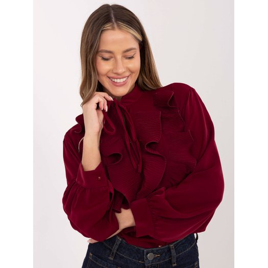 Koszula-IT-KS-29033.87-bordowy 3