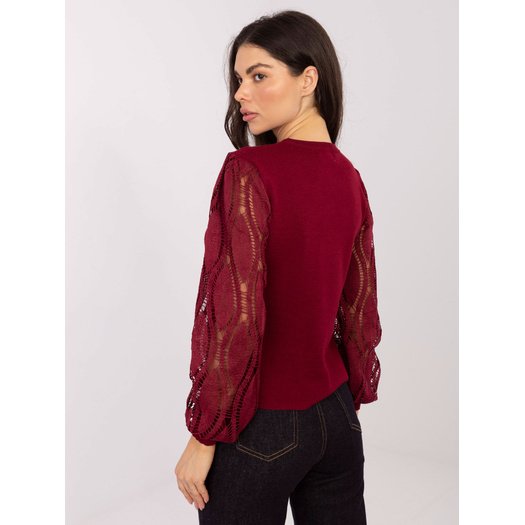 Sweter-PM-SW-YIS1077.83-bordowy 1