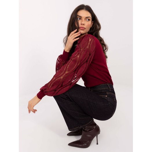 Sweter-PM-SW-YIS1077.83-bordowy 4