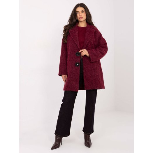 Płaszcz-IT-PL-96965.19-bordowy 3