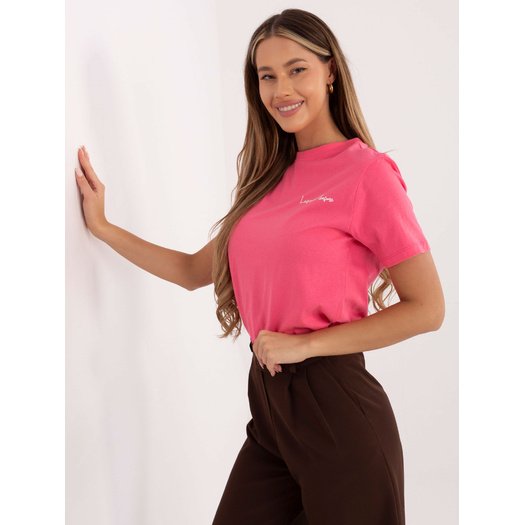 T-shirt-D12022M02853A-różowy 1