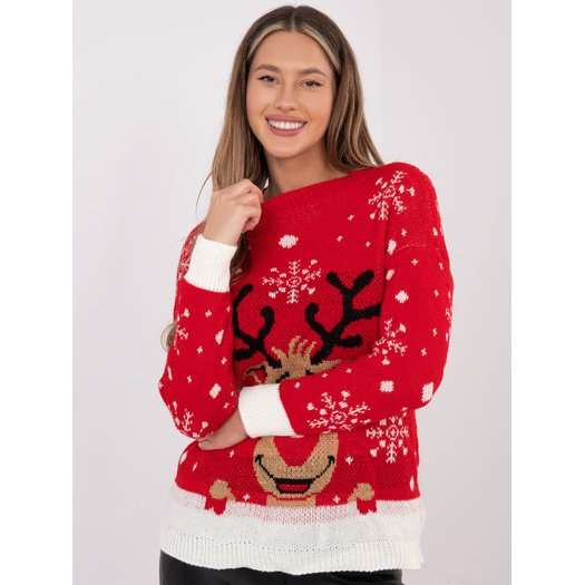 Sweter-MI-SW-0212.89-czerwony 5