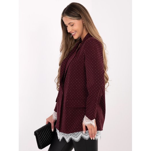 Marynarka-IT-MA-FL9916-2.12P-bordowy 1