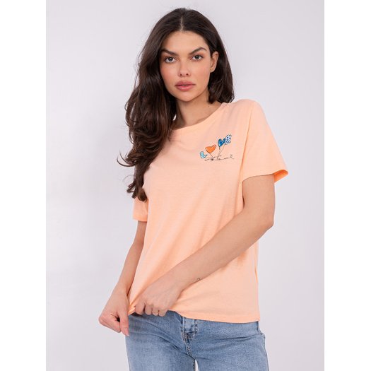 T-shirt-D12022M02844A-brzoskwiniowy 2