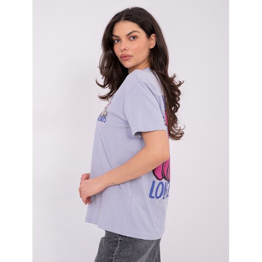 T-shirt-D12022AH02645Y-jasny fioletowy 3