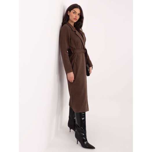 Płaszcz-TW-PL-BI-5312A.85-brązowy 2