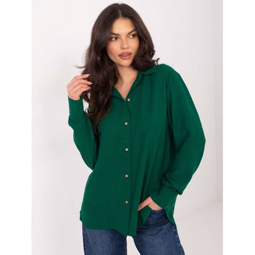 Koszula-LK-KS-510109.70-ciemny zielony